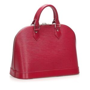 Louis Vuitton Alma in Red Epi Leather